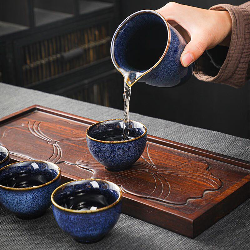 Xiaoci Xiaoqu Flambé Glaze Ceramic Kung Fu Tea Set