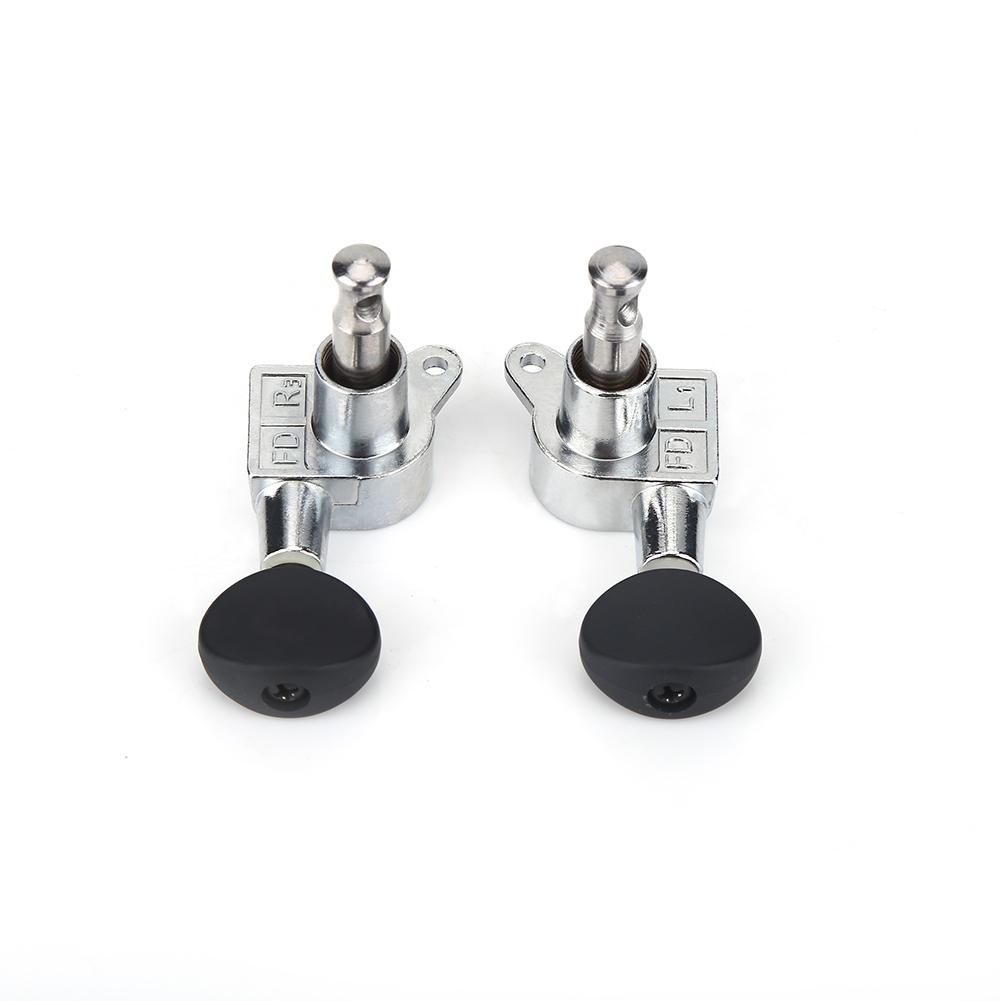 2R 2L Closed Aluminum Alloy Machine Heads String Tuning Key Pegs Tuners for Ukulele