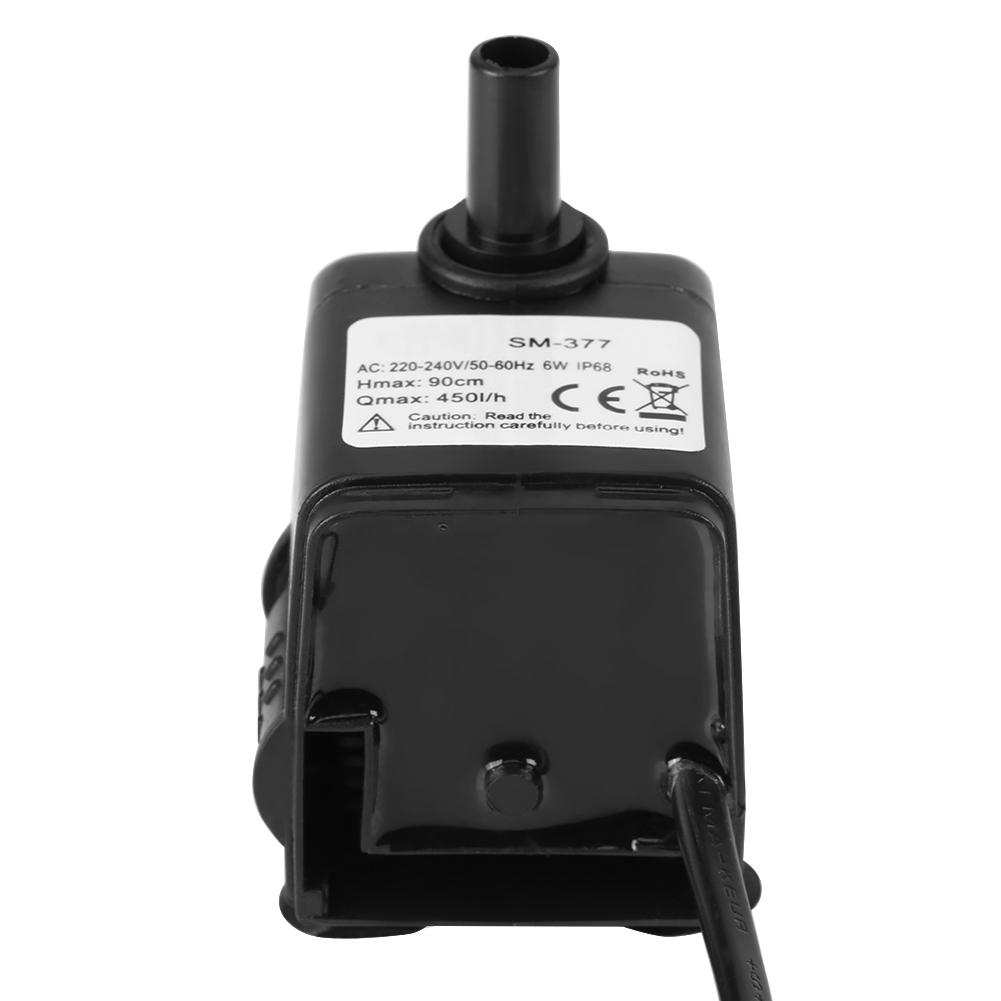 450l H 6W Quiet Submersible for Aquarium Fish Fountain