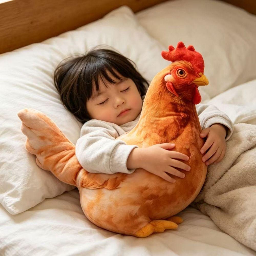 Cute Game Stuffed Doll 32 cm Rooster Plush Toy Cartoon Chicken Stuffed Toy Birthday Gift