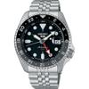Men's SBSC001 (5SPORTS SKX Sports Style MechanicalGMT Men's Metal Band) Round Watch Silver