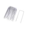 20Pcs Landscape Staples U-Shaped Garden Pins Garden Stakes Staples Heavy Duty Yard Lawn Tent Stakes Securing Pegs For Weed
