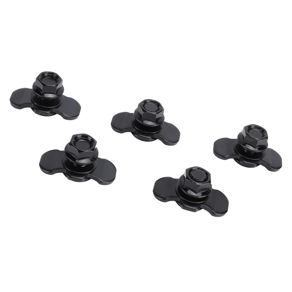 5pcs L Track Double Lug Threaded Stud Nut Fitting M10x20mm for Truck Bed Trailer Control Pickup RV ATV