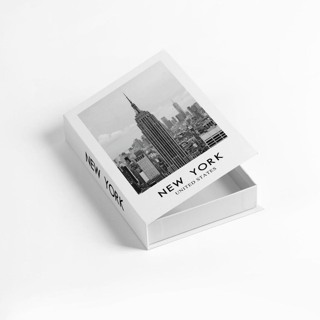 Открывающаяся роскошная фальшивая книга-шкатулка Декор для дома Модный Париж Декоративные книги Украшение интерьера Кофейный столик Спальня Украшения