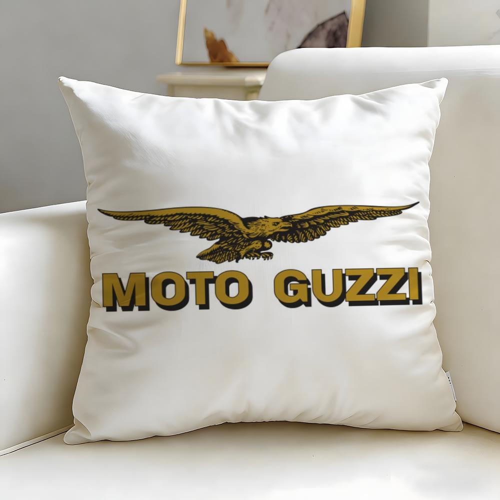 Классический мотоциклетный бренд Moto Guzzi Наволочка Мягкая Легко стирается Универсальная для Дивана Кровати Путешествий и Офиса