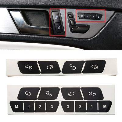 Для Mercedes Benz C Class W204 C180 C200 C220 C300 2007 2014 автомобильный дверной замок, кнопка включения, ремонт, наклейка