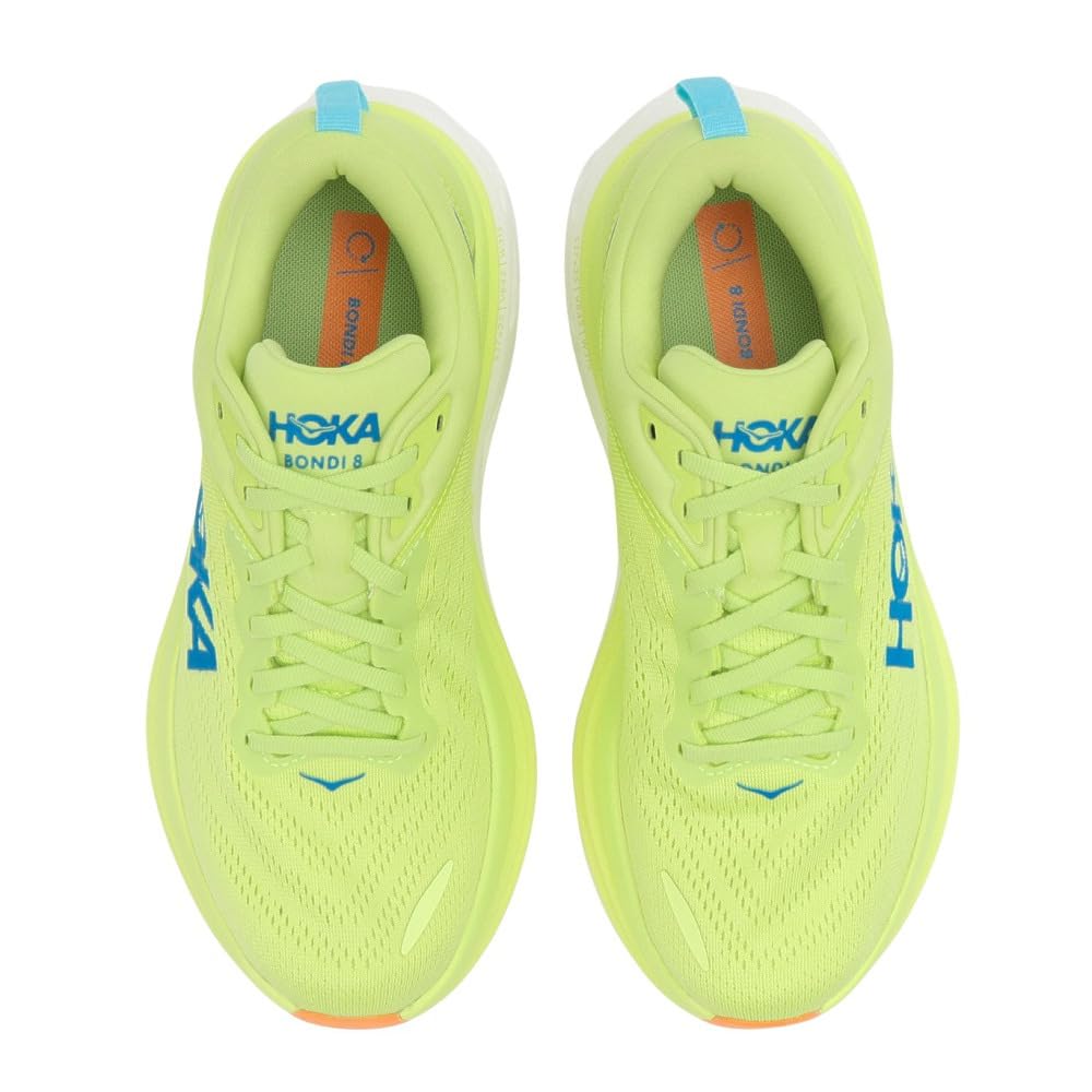 HOKA Bondi 8 Running Jogging Flash Size Shoes, Shoes, Yellow, 28.0, Men's, 1123202-LCS