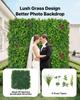 Artificial Plant Wall, 16PCS 50.8 x 50.8 cm Artificial Boxwood Panels, Sun Protection Greenery Backdrop Privacy Hedge Fence, Fake Grass Wall Screen