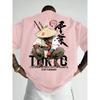Japanese Anime Warrior - Tokyo Fighter 3D Printed T-shirt - Men's Summer New Style Street Casual Short Sleeve