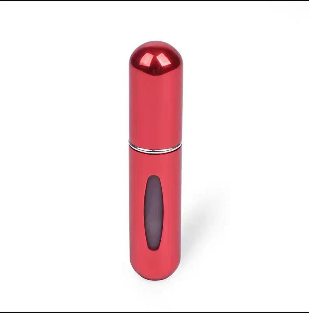 Флакон для духов объемом 5 мл с пластиковым вкладышем и распылителем