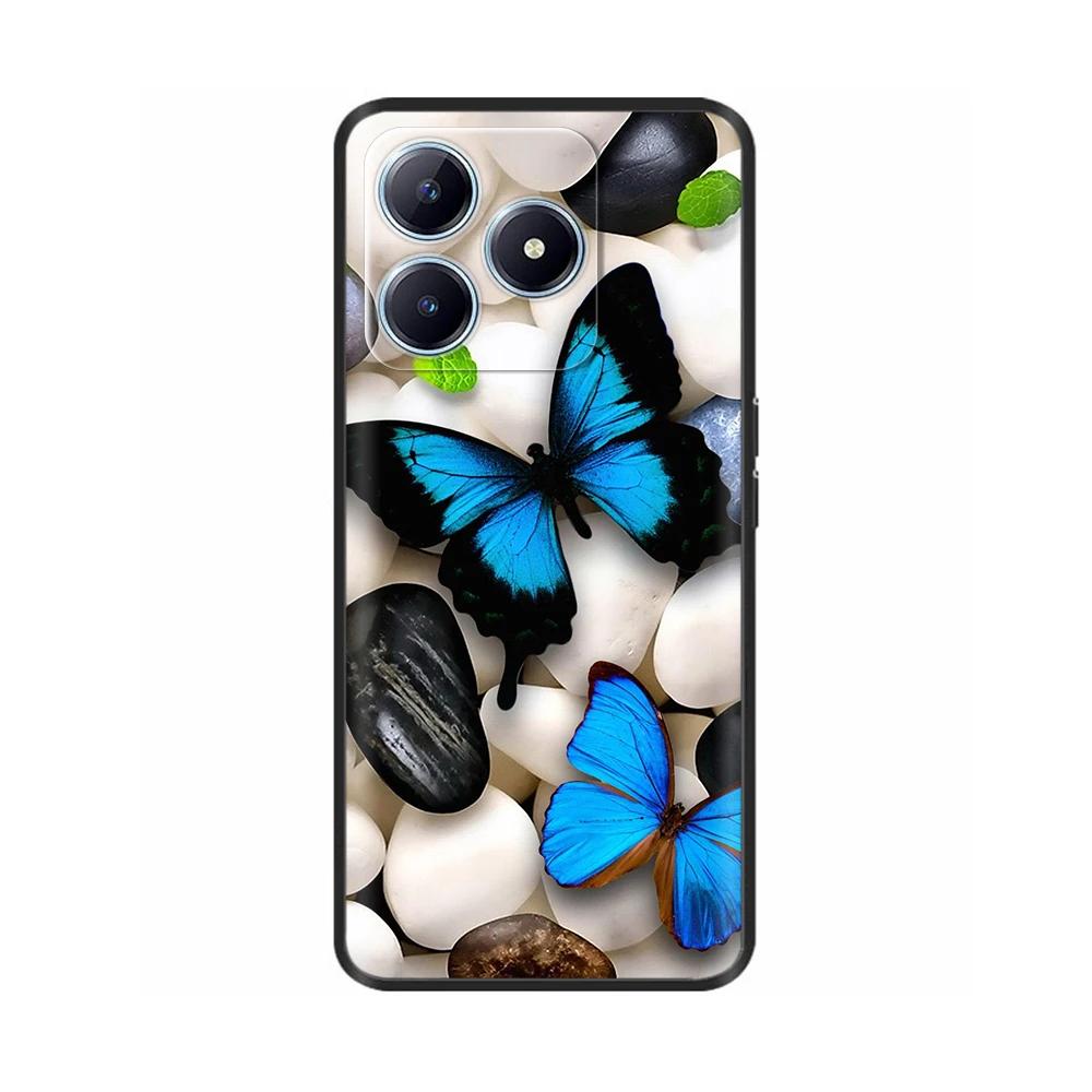 Чехол для Realme C61 Чехол для RealmeC63 2024 Роскошный Силиконовый Модный ТПУ Мягкая Задняя Крышка Для Oppo Realme C63 Чехлы Funda Оболочки RealmeC61