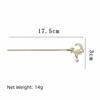 Moonlight Stone Moon Hair Stick New Chinese Style Chopstick Shaped Hairpin  For Woman Girl