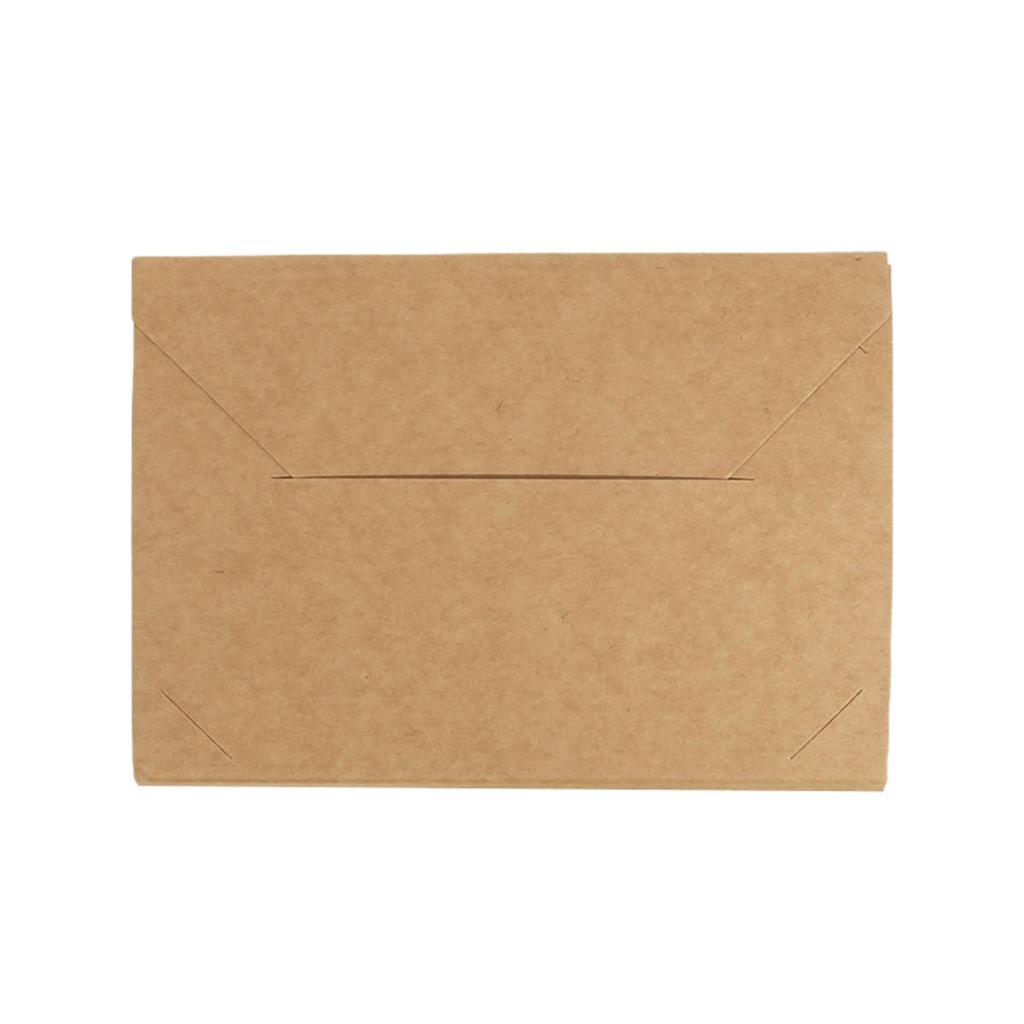 Creative Small Card Photo Postcard Storage Book Kraft Paper Folding DIY Handmade Packaging Folding Insert Blank Photo Album