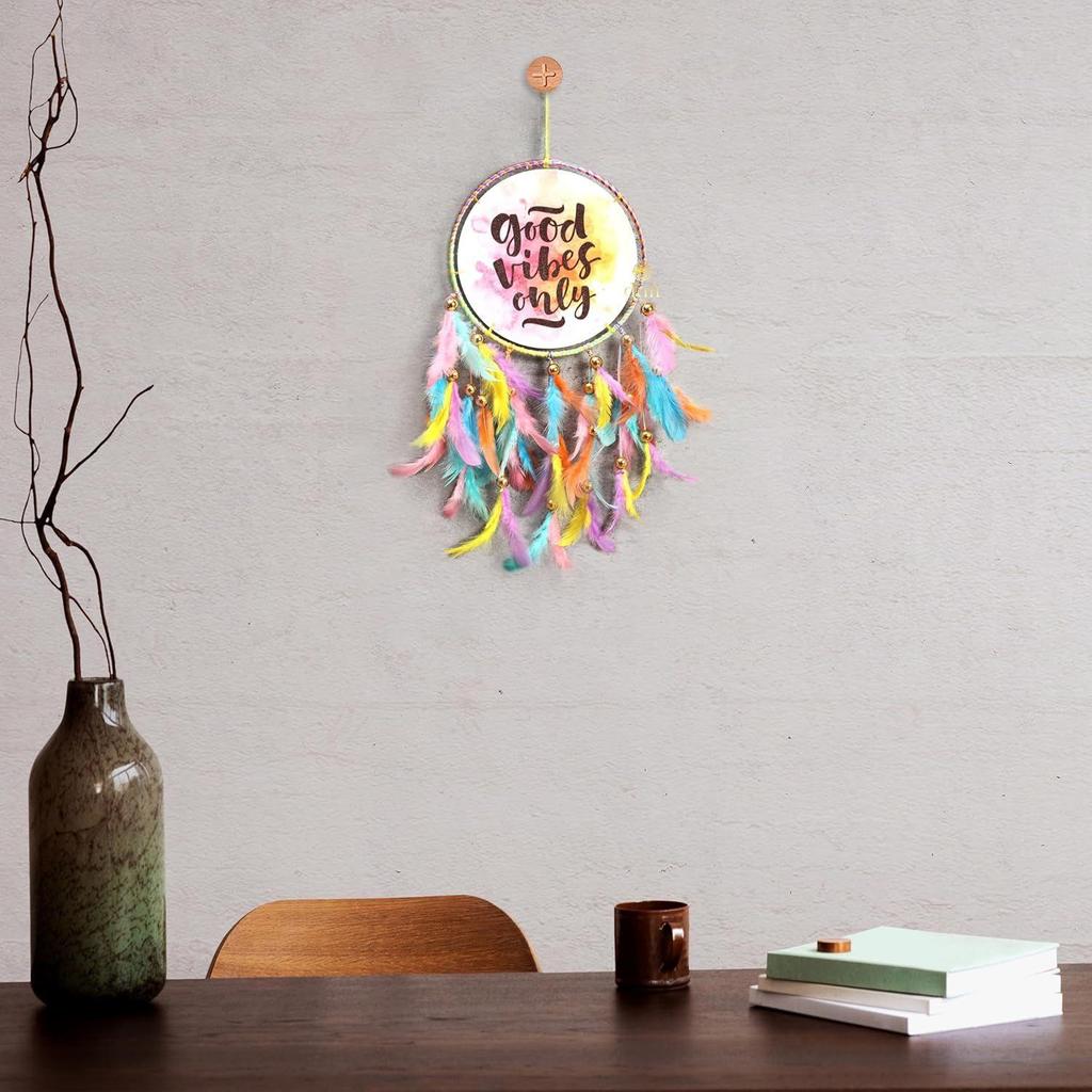 Dream Catcher Handmade Tree of Life Canvas Dreamcatcher for Bedrooms Office Balcony Outdoors Garden Car Hanging