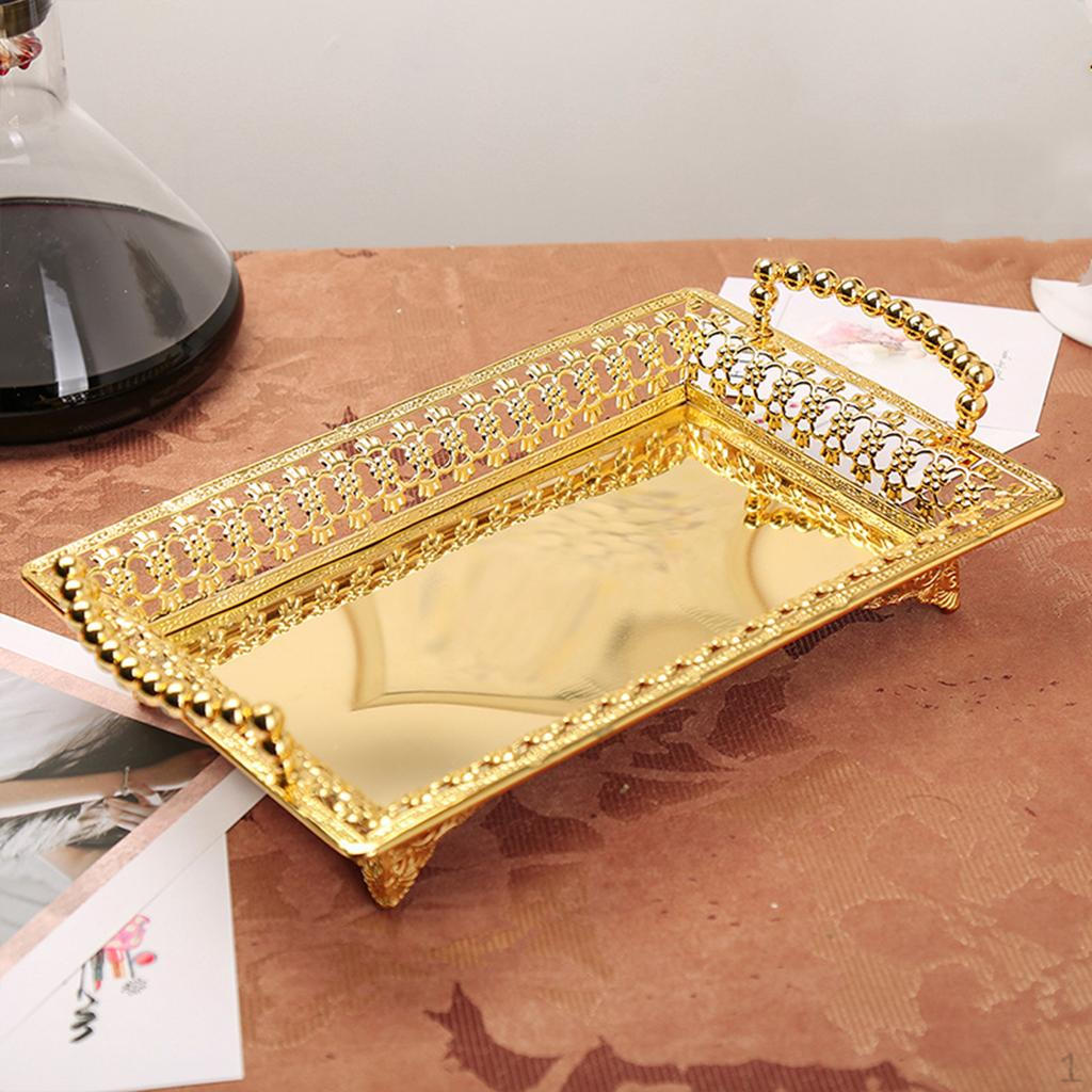 Fruit Alloy Dish Plate Sugar Trays Wedding Basket