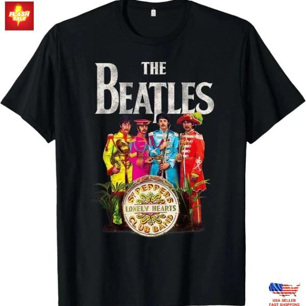 Новое поступление The Beatles Sgt. Футболка The Beatles 'Sgt. Pepper's Lonely Hearts Club Band' Унисекс