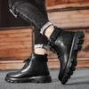 Новые мотоциклетные и ботильоны, водонепроницаемые ботинки, мужская кожаная обувь, мужские повседневные ботинки, высокие модные мужские ботинки Bota Masculina
