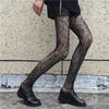 Dark Hollowed Out Fishnet Stockings Women Gothic Spider Web Fish Net Black Silk Stocking Spring and Summer Thin Pantyhose Tights