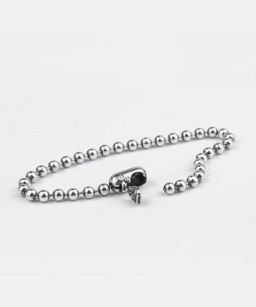 Sheen666 Ball Chain Silver Bracelet 4Mm