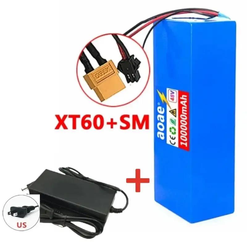 Оригинальный 48 В 13S5P 100 Ач литиевый аккумулятор для электромобиля 13S5P подходит для электроскутера, горного велосипеда 250-1000 Вт