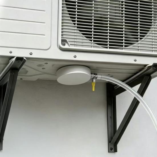Magnetic Window AC Drain Kit 4/6/12FT Clear PVC Drain Hose with Stainless Steel Clamp No Drilling Flexible Weather-Resistant Condensate Drain Adapter