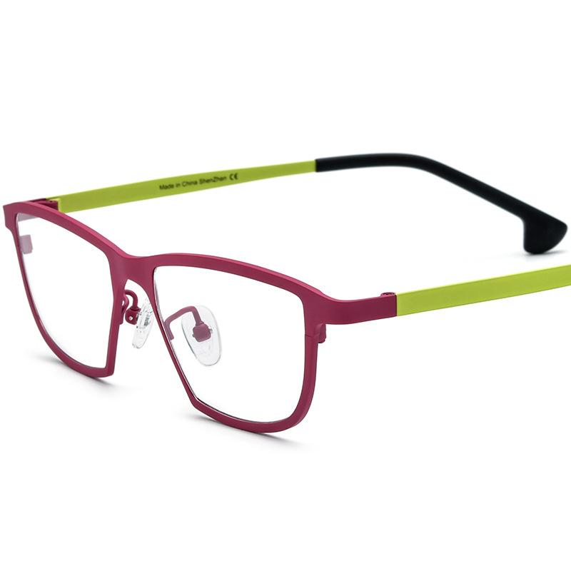 High Quality Fashionable Square Frames Metal Business Optical Frame Spectacle Frames Eyeglasses Unisex