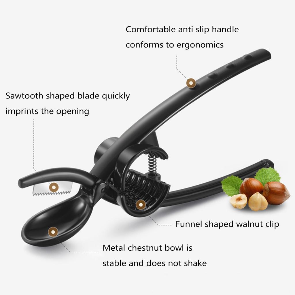 Открывалка для каштанов, орехокол из сплава, щипцы для чистки каштанов, зажим для каштанов, зажим для шелушения каштанов