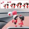 Автомобильные аксессуары, милые мультяшные парочки, фигурки, фигурки, воздушные шары, украшение для салона автомобиля, приборная панель для девочек, подарки, падение M0V4
