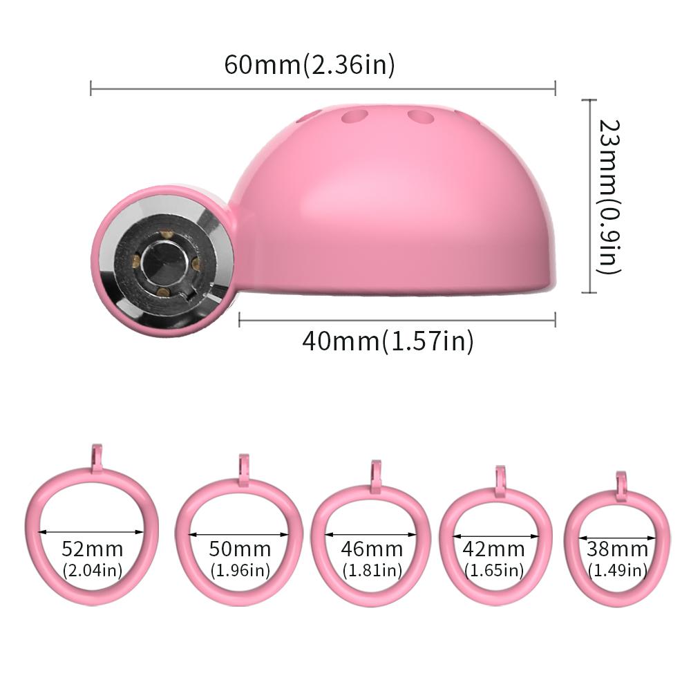 Клетка целомудрия с 5 кольцами, клетка для члена, секс-игрушка для взрослых, пенис-бондаж, уретральный замок, мужской рогоносец, эротическая пара, игрушка БДСМ