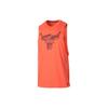 Animal Pattern Printed Casual Sports Running Training Breathable Loose Crew Neck Sleeveless Tank Top Men Tops Orange 1371215-872