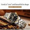 JINSHIDUN Brand Watch Heart Steel Automatic Mechanical Single Calendar Luminous Waterproof Women's Watch Women's Watch