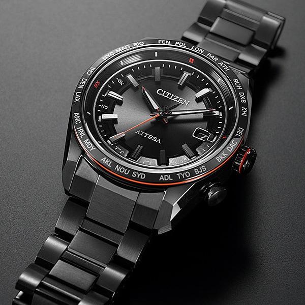 Citizen CB0286-61E ( Watch ATTESA Solar-powered Eco-Drive Radio-controlled ACT Line Black Titanium Series)