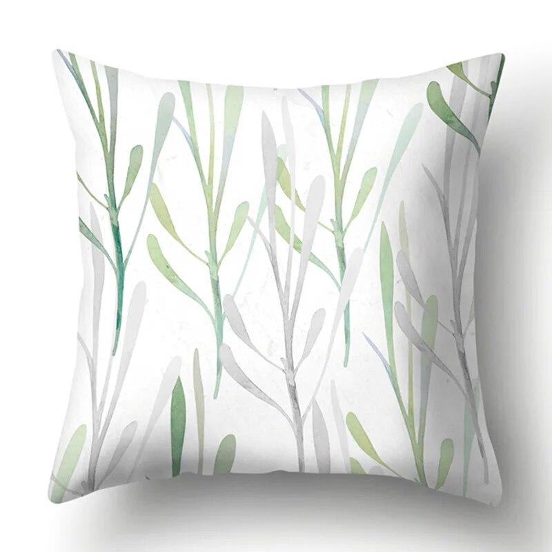 Наволочка Green Leaf Cushion Home Soft Car