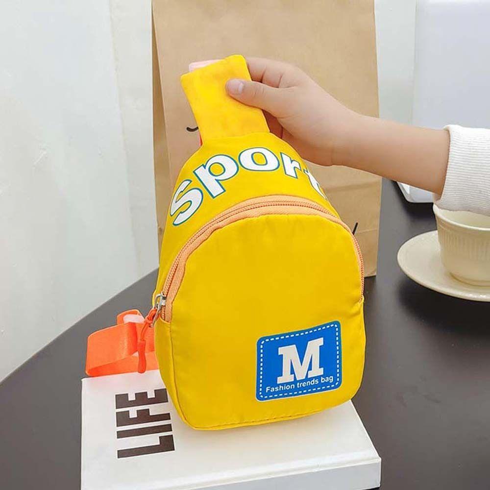 Нейлоновая детская нагрудная сумка в корейском стиле, уличная дорожная наплечная сумка, детская сумка через плечо, уличная