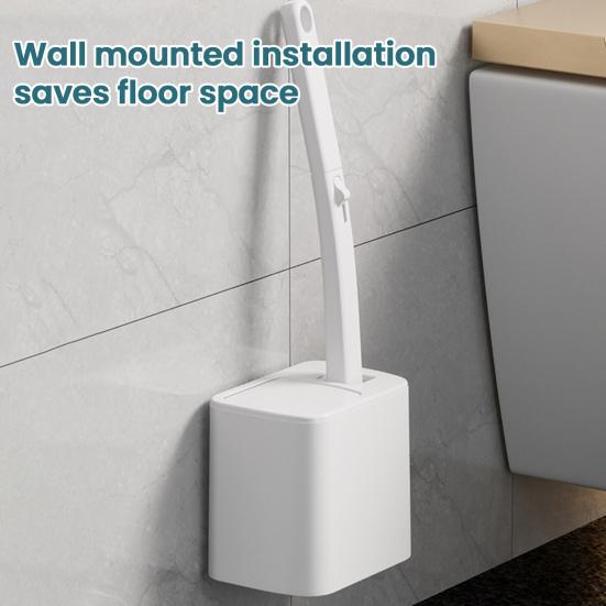 Одноразовая туалетная щетка с удлиненной ручкой, мощная чистящая палочка, трехслойная структура, очиститель для ванной комнаты, ванны, туалета