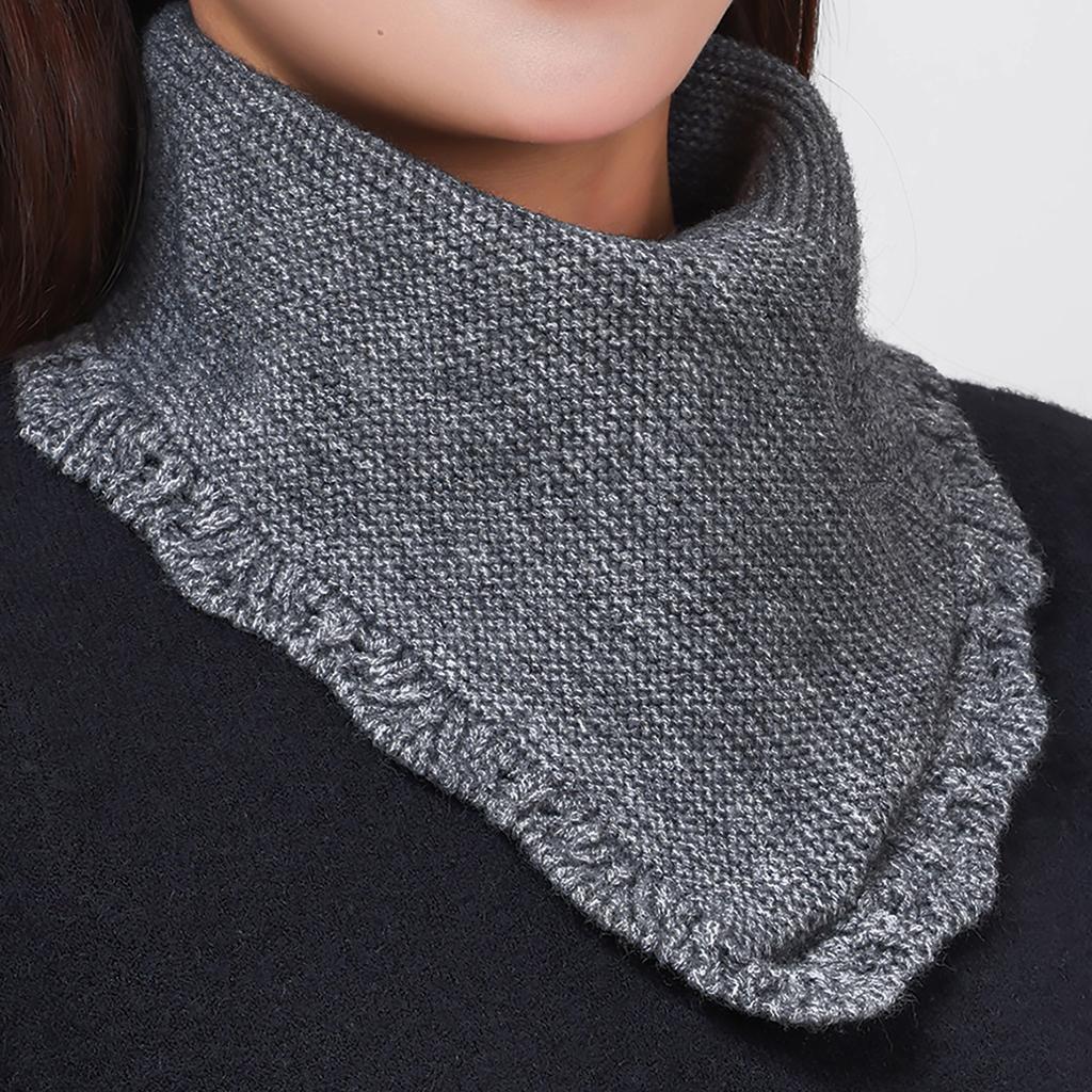 New Detachable Knitted Turtleneck Fake Collar For Women Neck Warmer Autumn Winter Warm Cover Head Neck Knitting False Collar