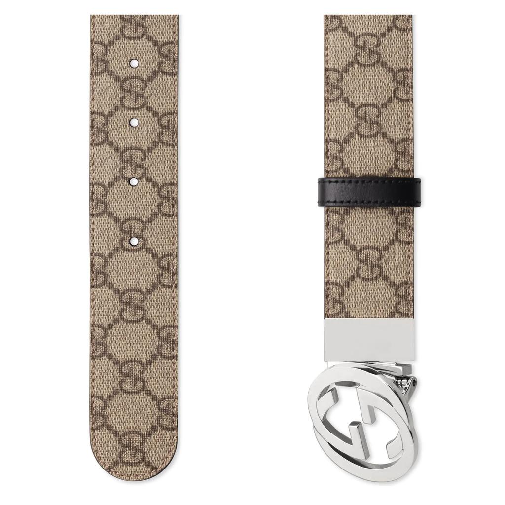 GUCCI Gg Supreme Reversible Belt 473030-KGDHN-9769