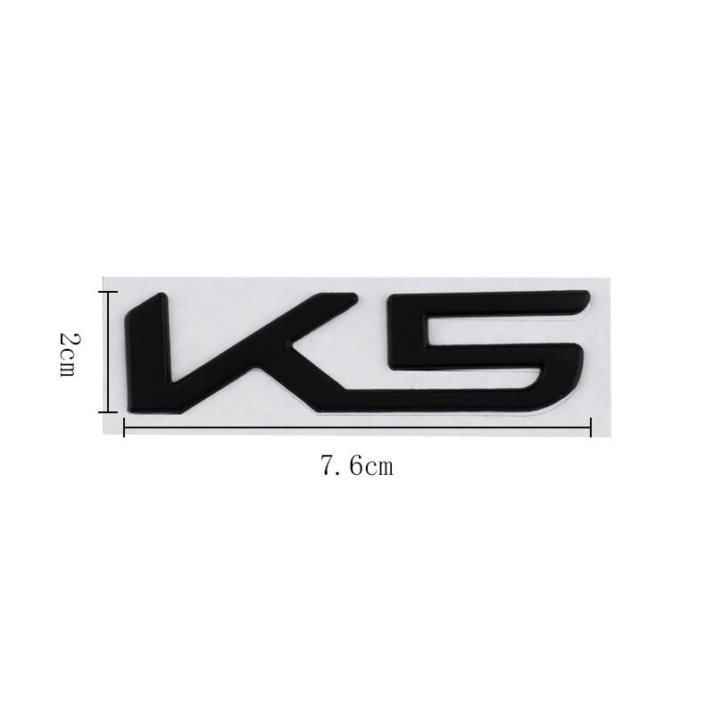 Новые 3D металлические наклейки-эмблемы K3, K5, K8 для Kia K5 K3 K8 Sportage 4 Rio 3 Picanto Soul, крыла автомобиля, заднего багажника