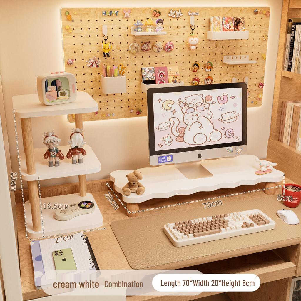 Настольная подставка для монитора и кронштейн для клавиатуры