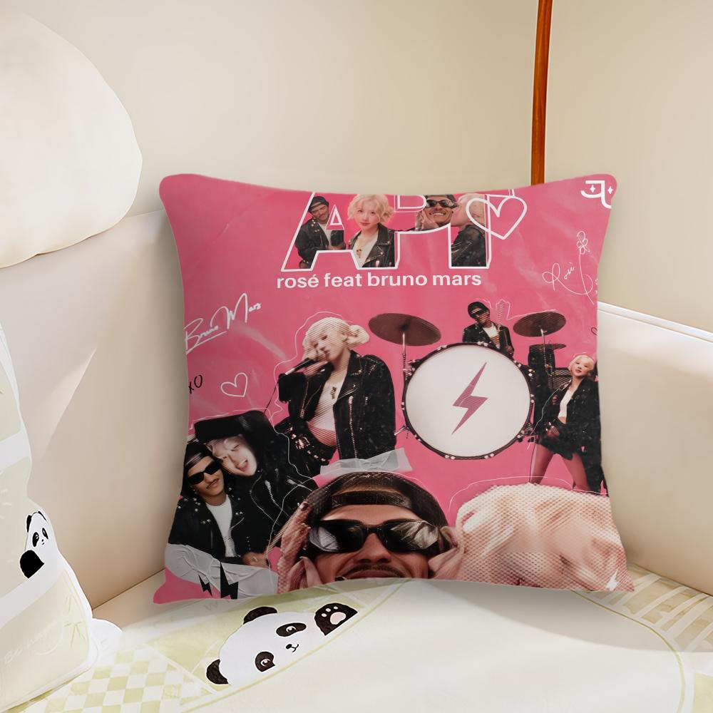 Горячий певец Бруно Марс Apt-RoseEs Музыкальная наволочка Диван Гостиная Изголовье Спальня Подушка-спинка Квадратная подушка Время для сна
