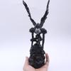 26cm Anime Death Note Official Movie Guide L Killer Ryuuku Ryuk with Skull Base PVC Action Figures Toys