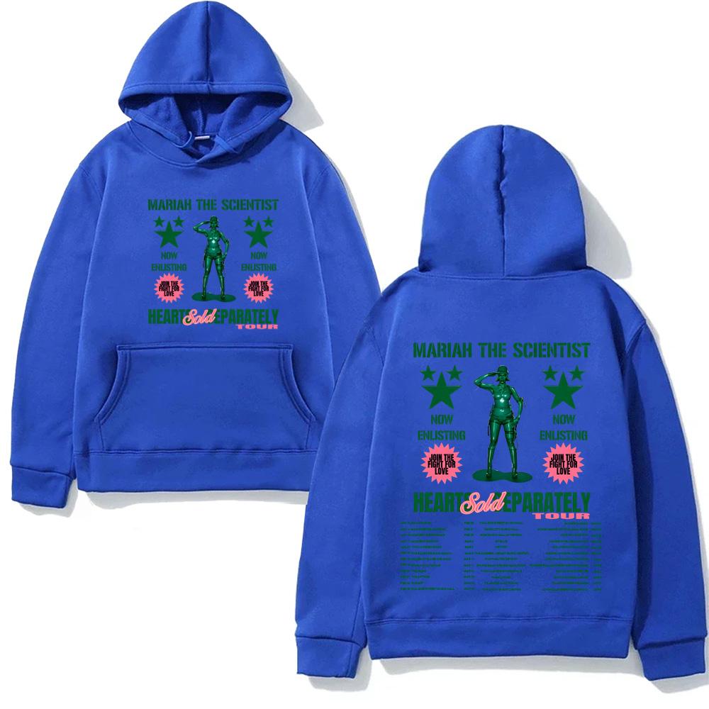 Худи Mariah the Scientist Hearts Sold Separately Tour с карманом Толстовка с длинным рукавом Пуловер простого кроя