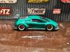 Металлическая зеленая мини-машинка Lamborghini Temerario
