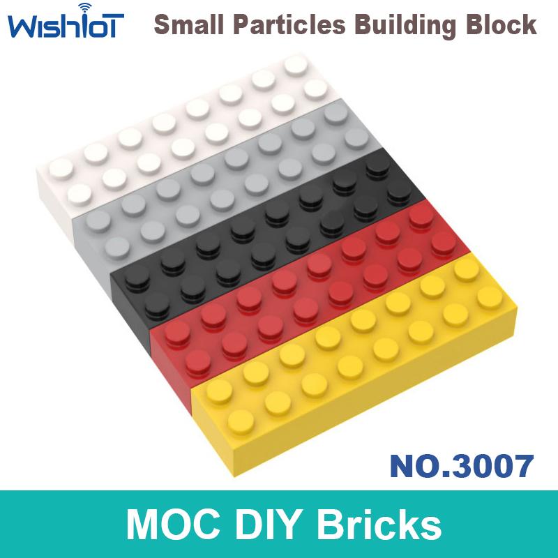 10 шт. Кирпичики 2x8 3007 MOC Технологические кирпичики DIY Детали Строительные блоки Совместимые Собираемые Частицы
