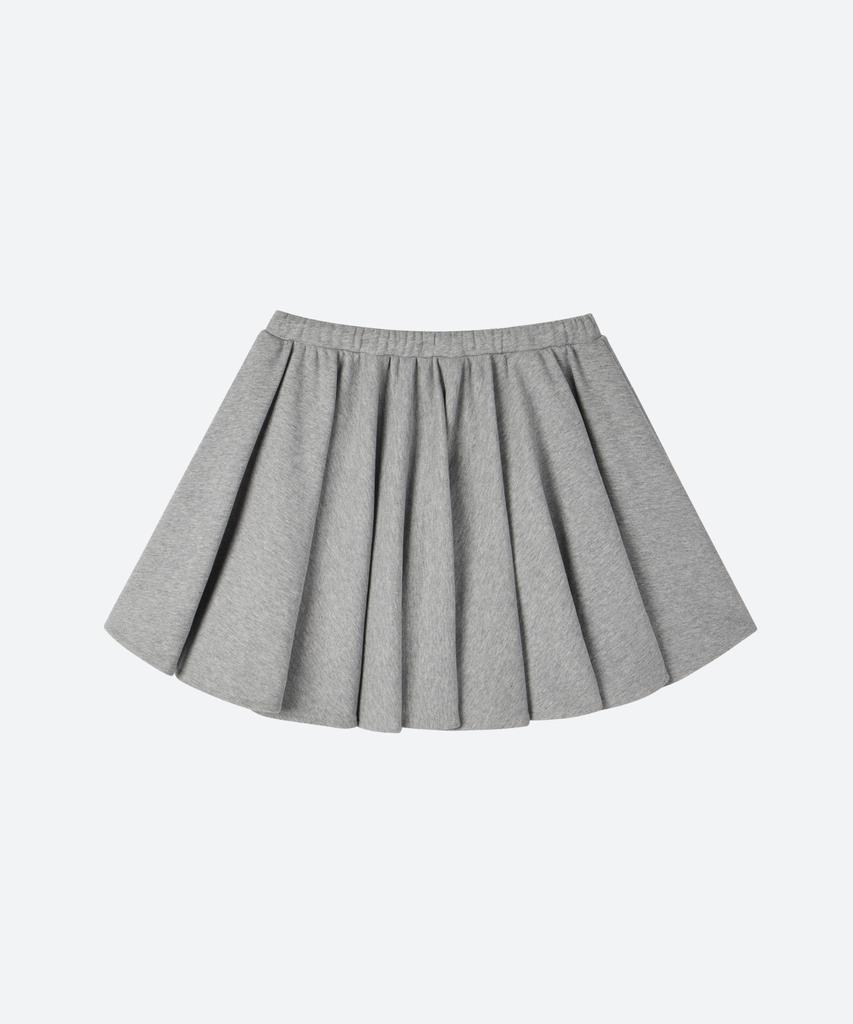 Moon Sun M.C Volume Mini Sweat Skirt / Melange Gray