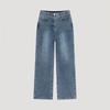  She S Miss Straight Washed Denim Pants SSmSlo42110 Bl