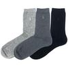 RALPH Ralph Knitted Socks for 7125PK [POLO LAUREN] [Polo Lauren] Women's Socks, 3-pair Set, Women, CHARCOAL_ASST(029) 23.0-26.5cm [Used]