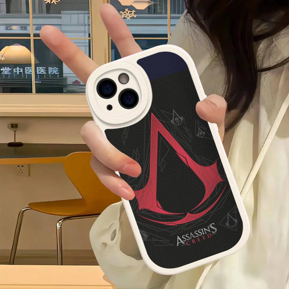 Чехол для игрового телефона A-Assassin S -Creed для iPhone 16 15 14 13 12 11 Pro Max Plus Кожаная обложка