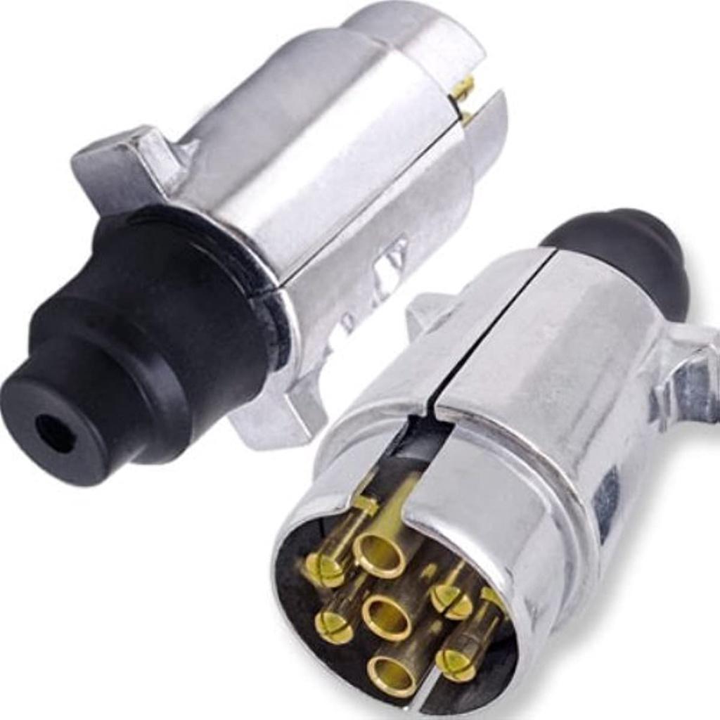 Металлический прицеп-фургон с 7-контактной вилкой для прицепа