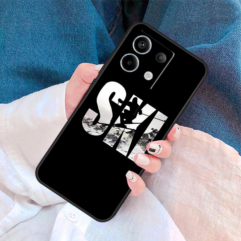 Skiing Snow Snowboard Ski Cover For Xiaomi Redmi Note 14 13 Pro 12 11 9 10 9S 10S 11S 12S Redmi 14C 10C 12C 13C Case